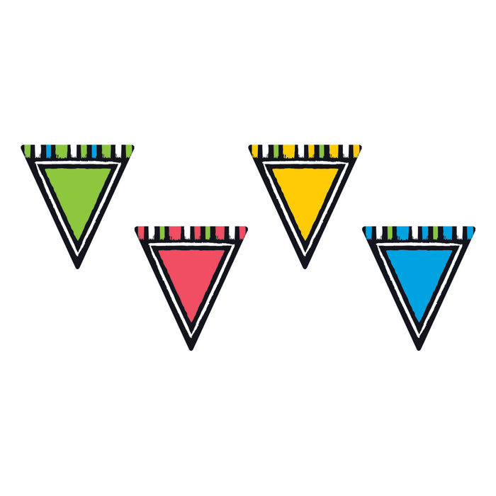 Bold Strokes Classic Accents Variety Pack, Pennants, Assorted, 6" x 7.88"