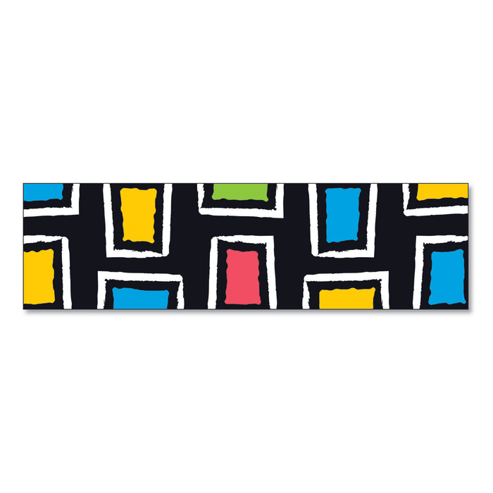 Bolder Borders, 2 3/4" x 42", Bold Strokes Rectangles, Assorted