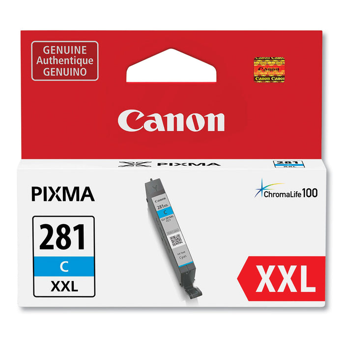 1980C001 (CLI-281XXL) ChromaLife100 Ink, Cyan