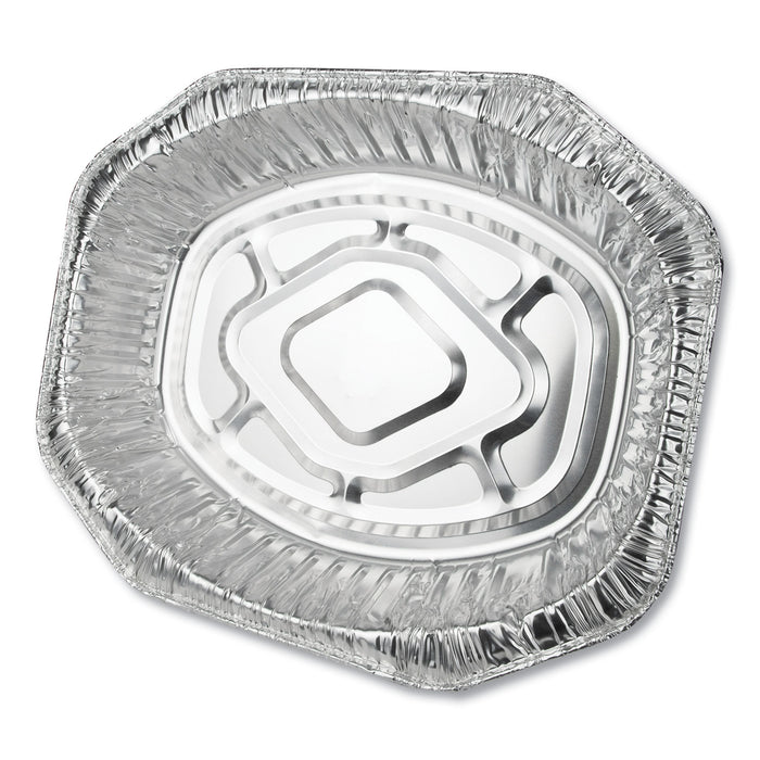 Aluminum Roaster Pans, Extra-Large Oval, 50/Carton