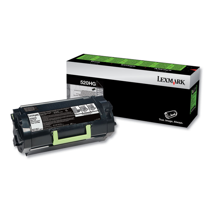 52D0H0G (520HG) Return Program High-Yield Toner, Black