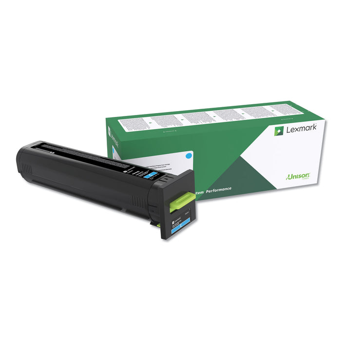72K1XC0 (CS820) Return Program Extra High-Yield Toner, Cyan