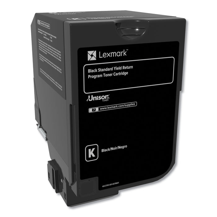 74C1SK0 (CS720/CS725/CX725) Return Program Toner, Black