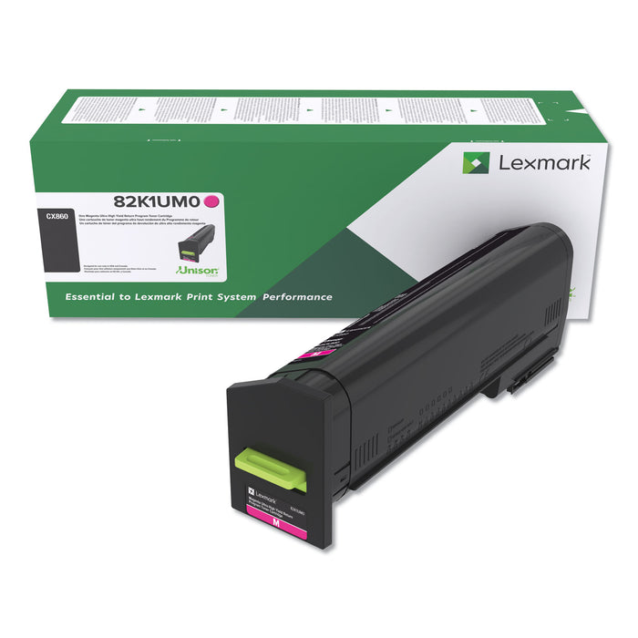82K1UM0 (CX860) Return Program Ultra High-Yield Toner, Magenta