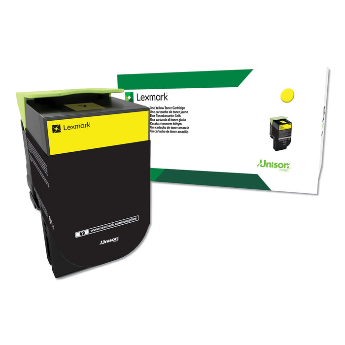 C544X4YG (C544) Return Program Extra High-Yield Toner, Yellow