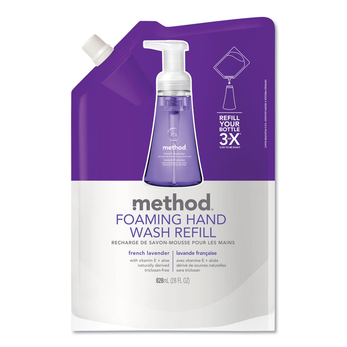 Foaming Hand Wash Refill, French Lavender, 28 oz, 6/Carton