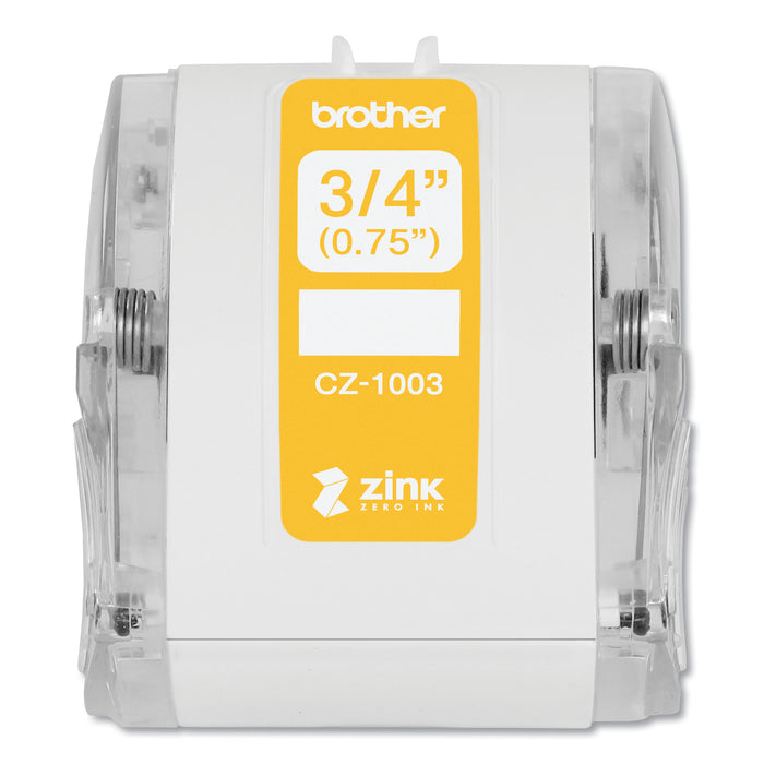 CZ Roll Cassette, 0.75" x 16.4 ft, White