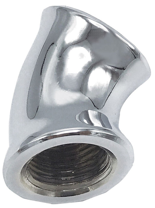 3/8" Chrome-Plated 45 Degree Ell  (Lead-Free)