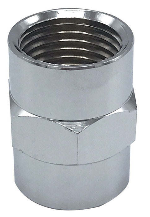 3/8" Chrome-Plated Coupling (Lead-Free)