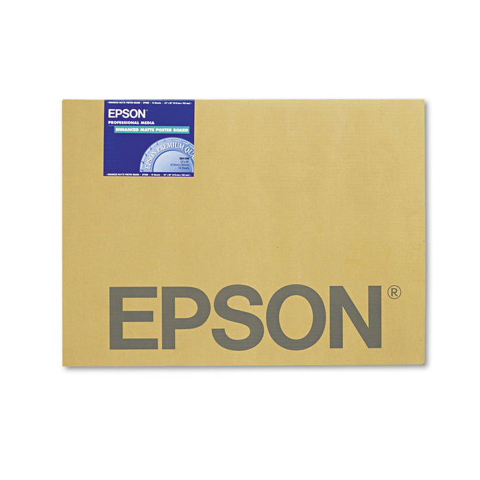 Enhanced Matte Posterboard, 30 x 24, White, 10/Pack