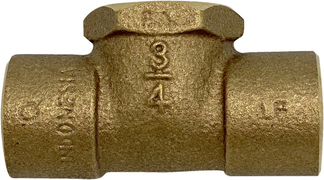 1/2C" X 1/2C" X 1/2" FIP Cast Brass Adapter Tee (Lead-Free)