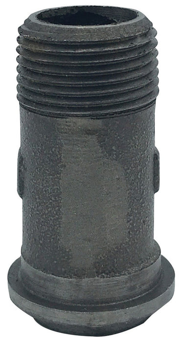 3/4" Straight Swivel For Gas Meter - Black