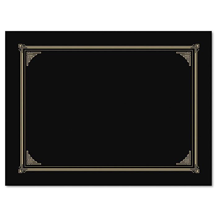 Certificate/Document Cover, 12 1/2 x 9 3/4, Metallic Gray, 6/Pack
