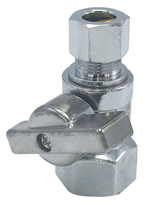 3/8" OD X 1/2" SWT Angle Compression Stop (Lead-Free)