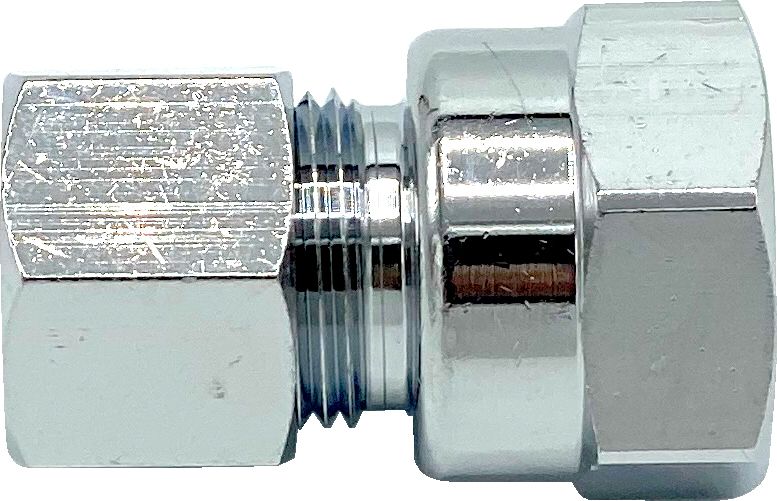 3/8" Chrome Plated Male Flex Adapter (Lead-Free)