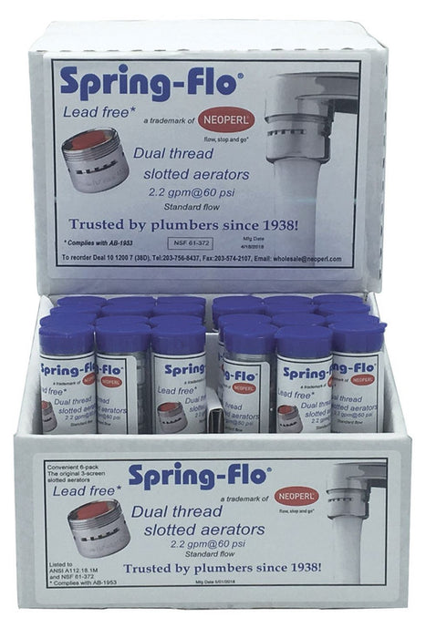 Spring-Flo 144 PC. Aerator Display (38D) (Lead-Free)