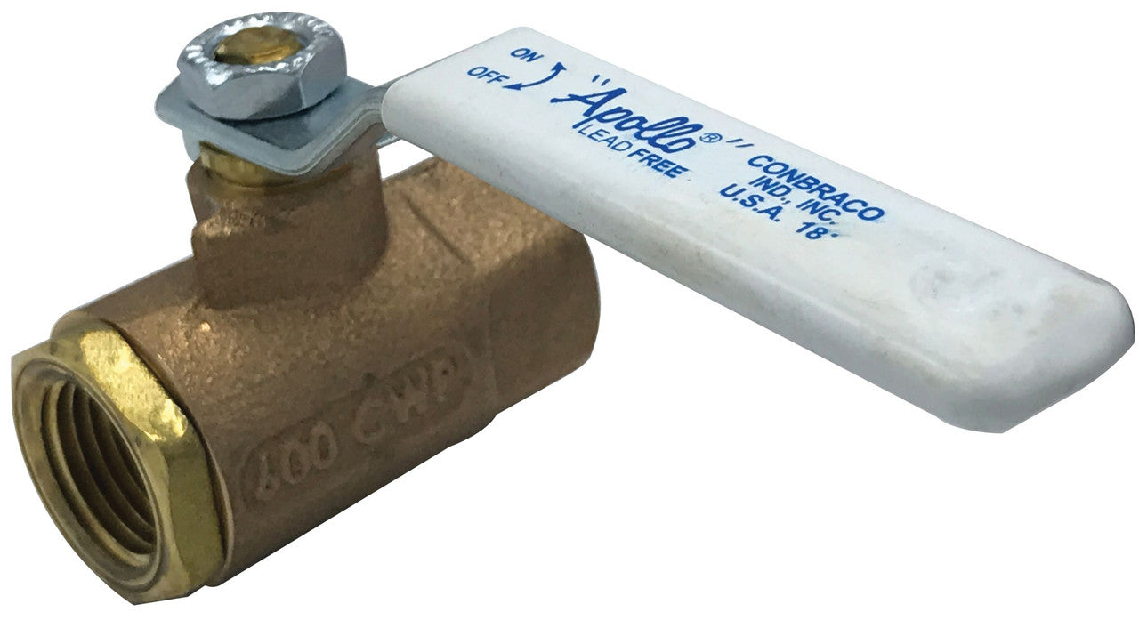 1/2" IPS Conbraco "Apollo" Ball Valve (Lead-Free)