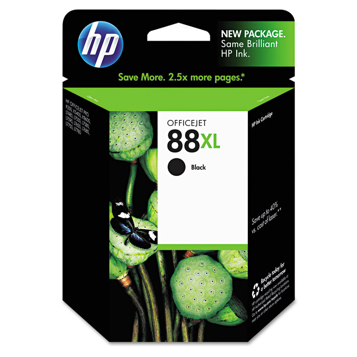 HP 88XL, (C9396AN) High Yield Black Original Ink Cartridge