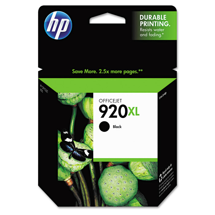 HP 920XL, (CD975AN) High Yield Black Original Ink Cartridge