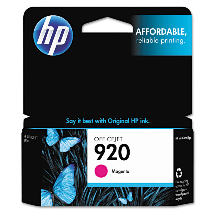 HP 920, (CH635AN) Magenta Original Ink Cartridge