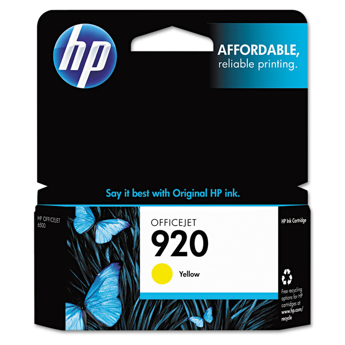 HP 920, (CH636AN) Yellow Original Ink Cartridge