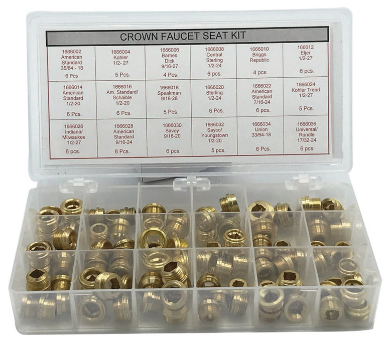 Crown Brass Seat Kit (Lead-Free)