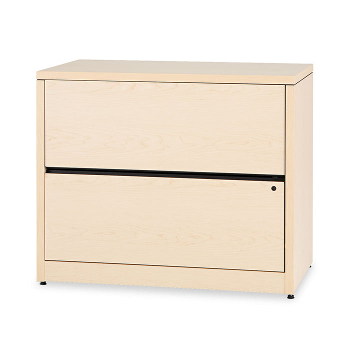 10500 Series Two-Drawer Lateral File, 36w x 20d x 29.5h, Natural Maple