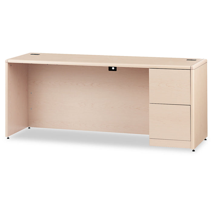 10700 Series Right Pedestal Credenza, 72w x 24d x 29.5h, Natural Maple