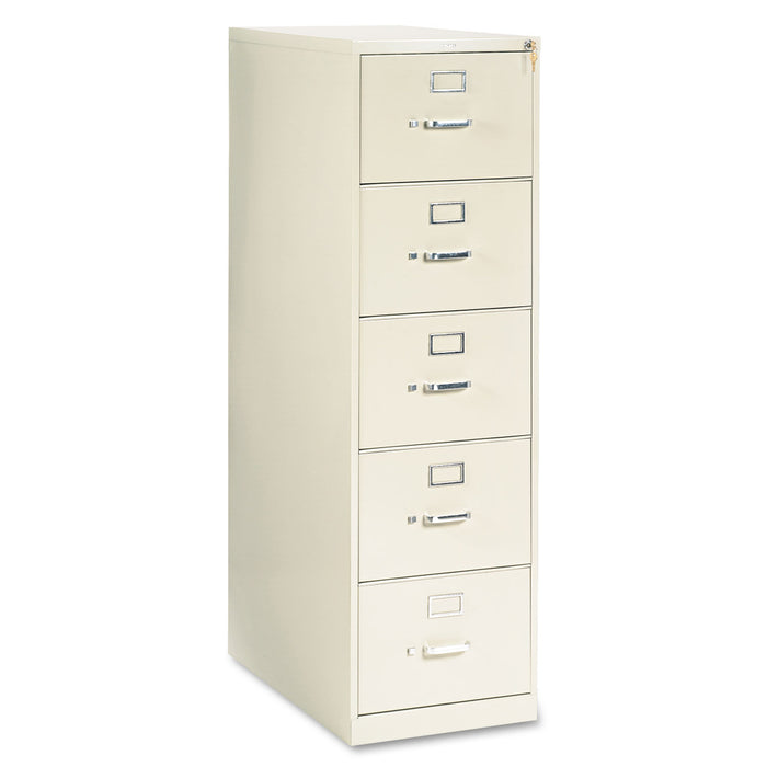 210 Series Five-Drawer Full-Suspension File, Legal, 18.25w x 28.5d x 60h, Putty