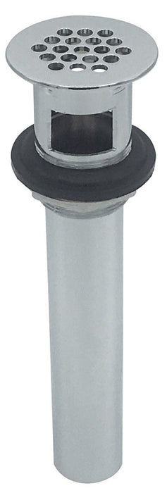 Chrome-Plated 1 1/4" Grid Drain with 6" Tailpiece