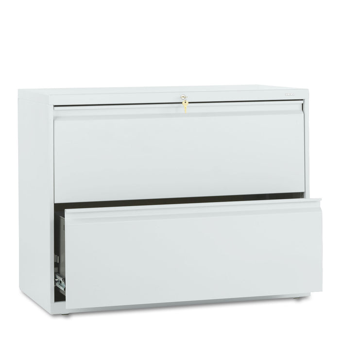 800 Series Two-Drawer Lateral File, 36w x 18d x 28h, Light Gray