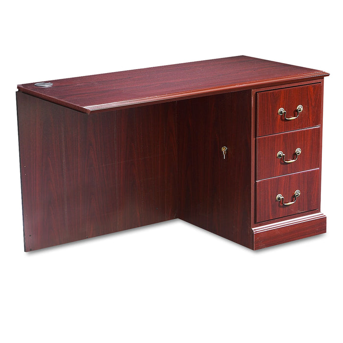 94000 Series "L" Workstation Right Return, 48w x 24d x 29-1/2h, Mahogany