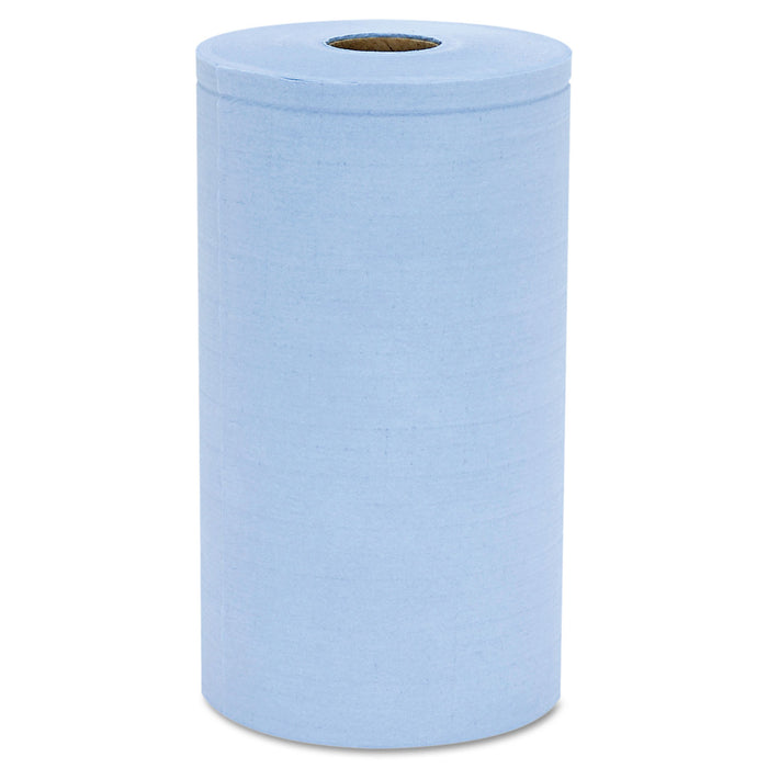 Prism Scrim Reinforced Wipers, 4-Ply, 9 3/4 x 275ft Roll, Blue, 6 Rolls/Carton