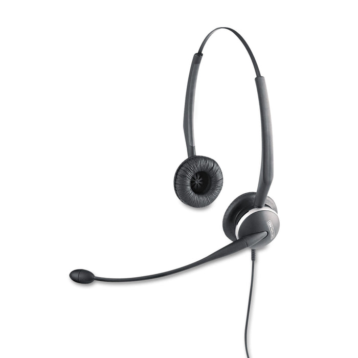 GN2125 Binaural Over-the-Head Telephone Headset w/Noise Canceling Mic