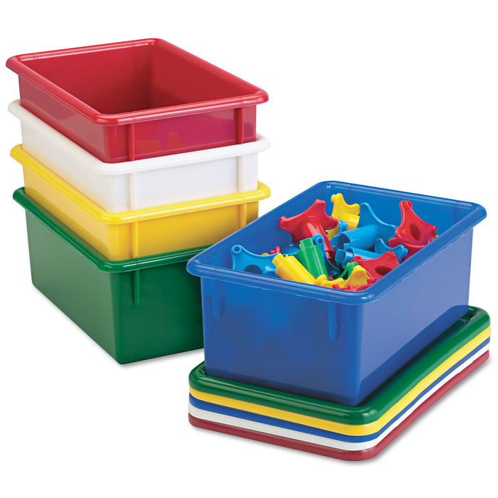 Cubbie Trays, 8.63w x 13.5d x 5.25h, Red