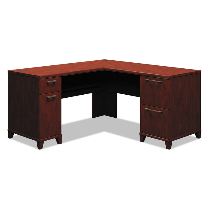 Enterprise Collection L-Desk Pedestal Only, 60w x 60d x 29.75h, Harvest Cherry, Box 1 of 2