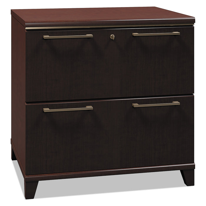 Enterprise Collection Two-Drawer Lateral File, 30w x 23.13d x 29.75h, Mocha Cherry