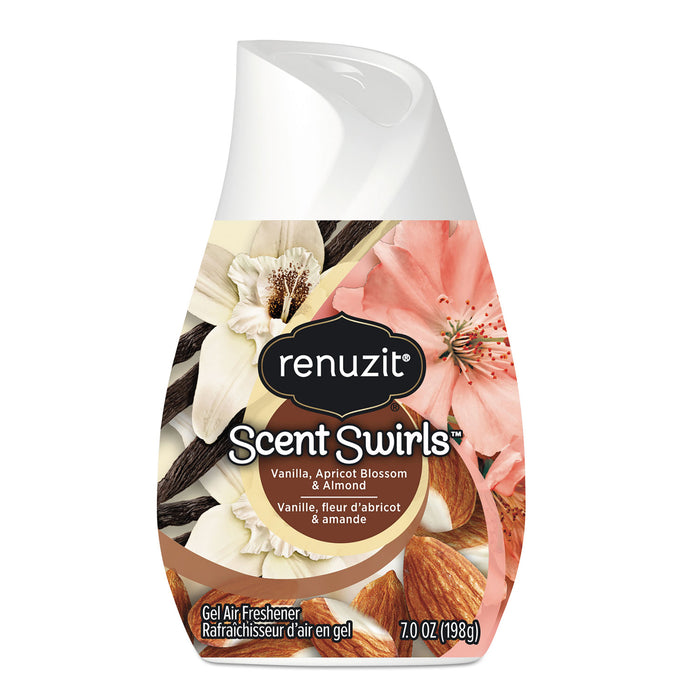 Adjustables Air Freshener, Vanilla, Apricot Blossom & Almond, 7 oz Solid, 12/Carton