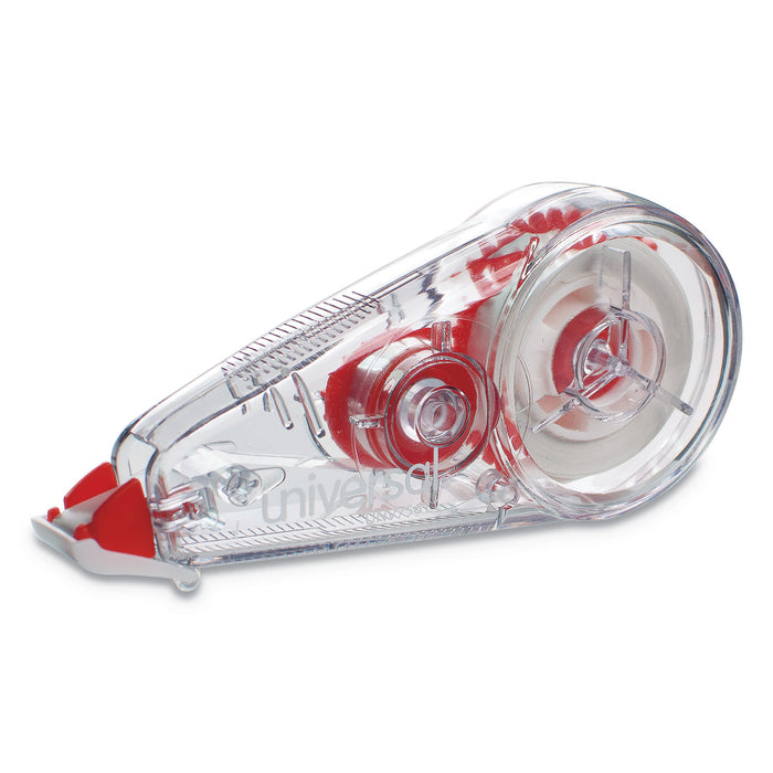 Correction Tape, Mini Economy, Non-Refillable, 1/4" x 275", 10/Pack