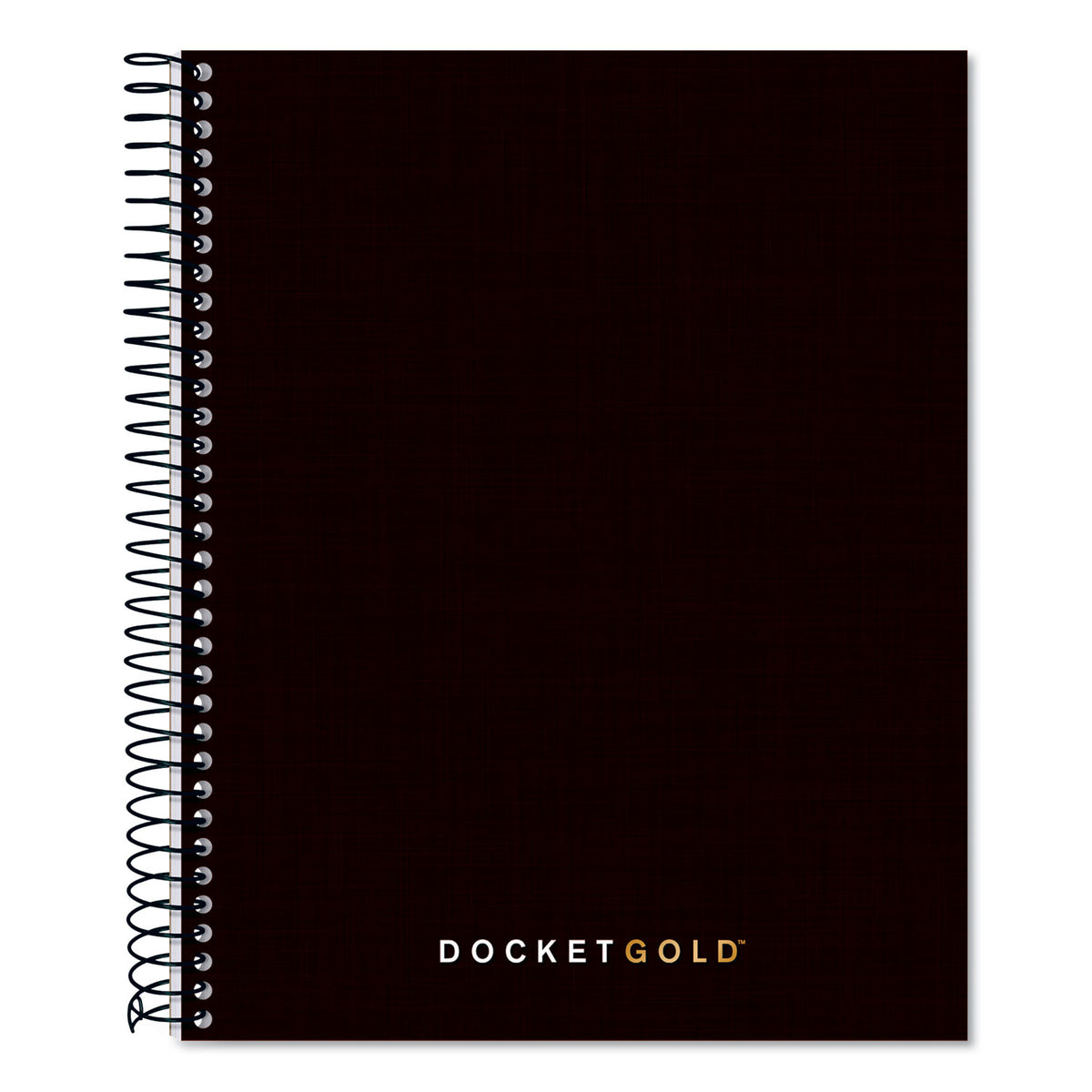 Docket Gold Planners & Project Planners, Narrow, Black, 8.5 x 6.75, 70 ...