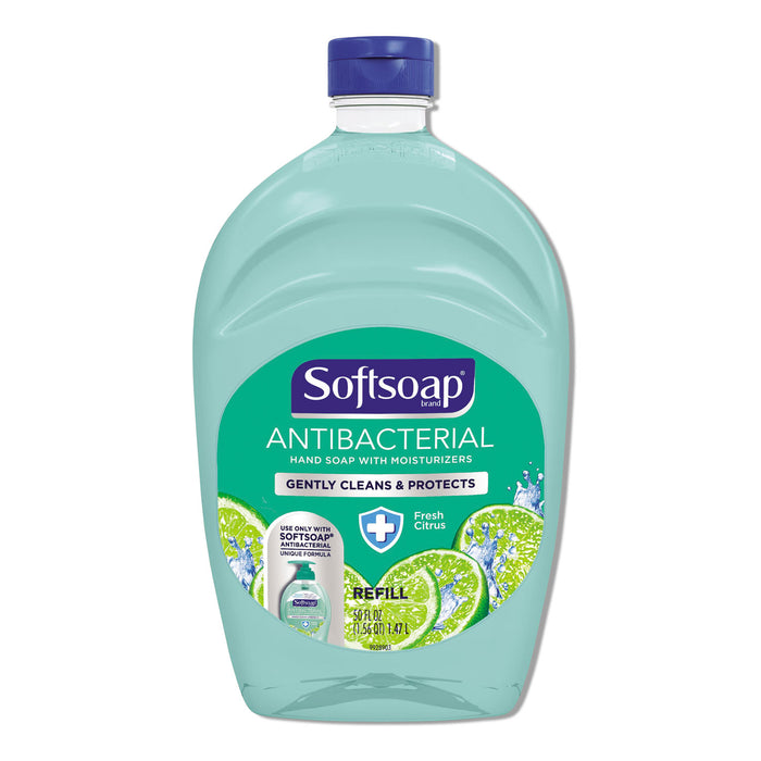 Antibacterial Liquid Hand Soap Refills, Fresh, Green, 50 oz