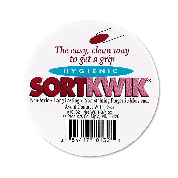 Sortkwik Fingertip Moisteners, 1 3/4 oz, Pink, 2/Pack