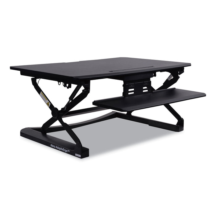 AdaptivErgo Sit-Stand Lifting Workstation, 35.12w x 31.10d x 19.69h,Black