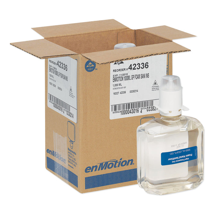 GP enMotion Gen2 Foam Hand Sanitizer Dispenser Refill, Unscented, 1000 mL, 2/Carton