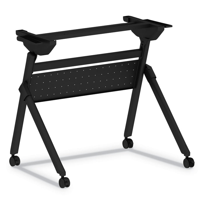 Flip and Nest Table Base, 32 1/4w x 23 5/8d x 28 1/2h, Black