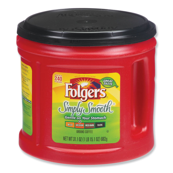 Coffee, Simply Smooth, 31.1 oz Canister