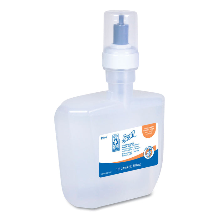Control Antimicrobial Foam Skin Cleanser, Fresh Scent, 1200 mL, 2/Carton