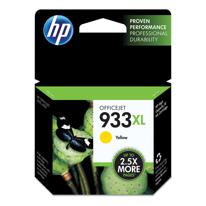 HP 933XL, (CN056AN) High Yield Yellow Original Ink Cartridge