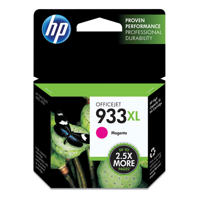 HP 933XL, (CN055AN) High Yield Magenta Original Ink Cartridge