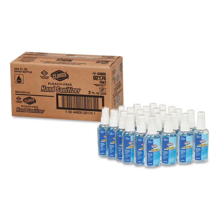 Liquid Hand Sanitizer, 2 oz Spray, 24/Carton